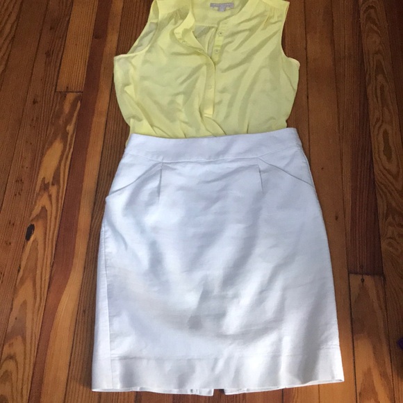 Insanely flattering J.Crew pencil skirt w/ POCKETS - Picture 1 of 6